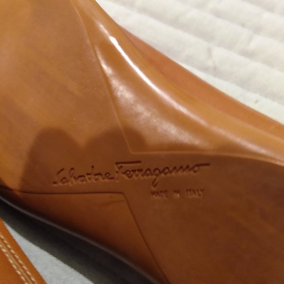 Salvatore Ferragamo loafer size 8.5 2 A narrow leather - Picture 4 of 6
